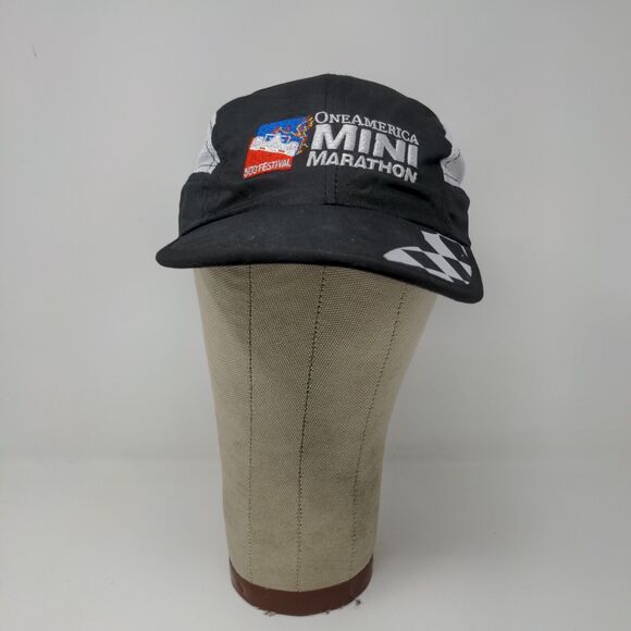 Indy 500 Festival One America Mini Marathon Embroidered Strapback Hat Checkered - Picture 2 of 10